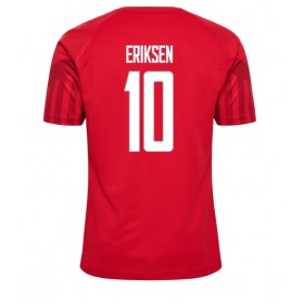 Danmark Christian Eriksen #10 Hemmakläder VM 2022 Kortärmad